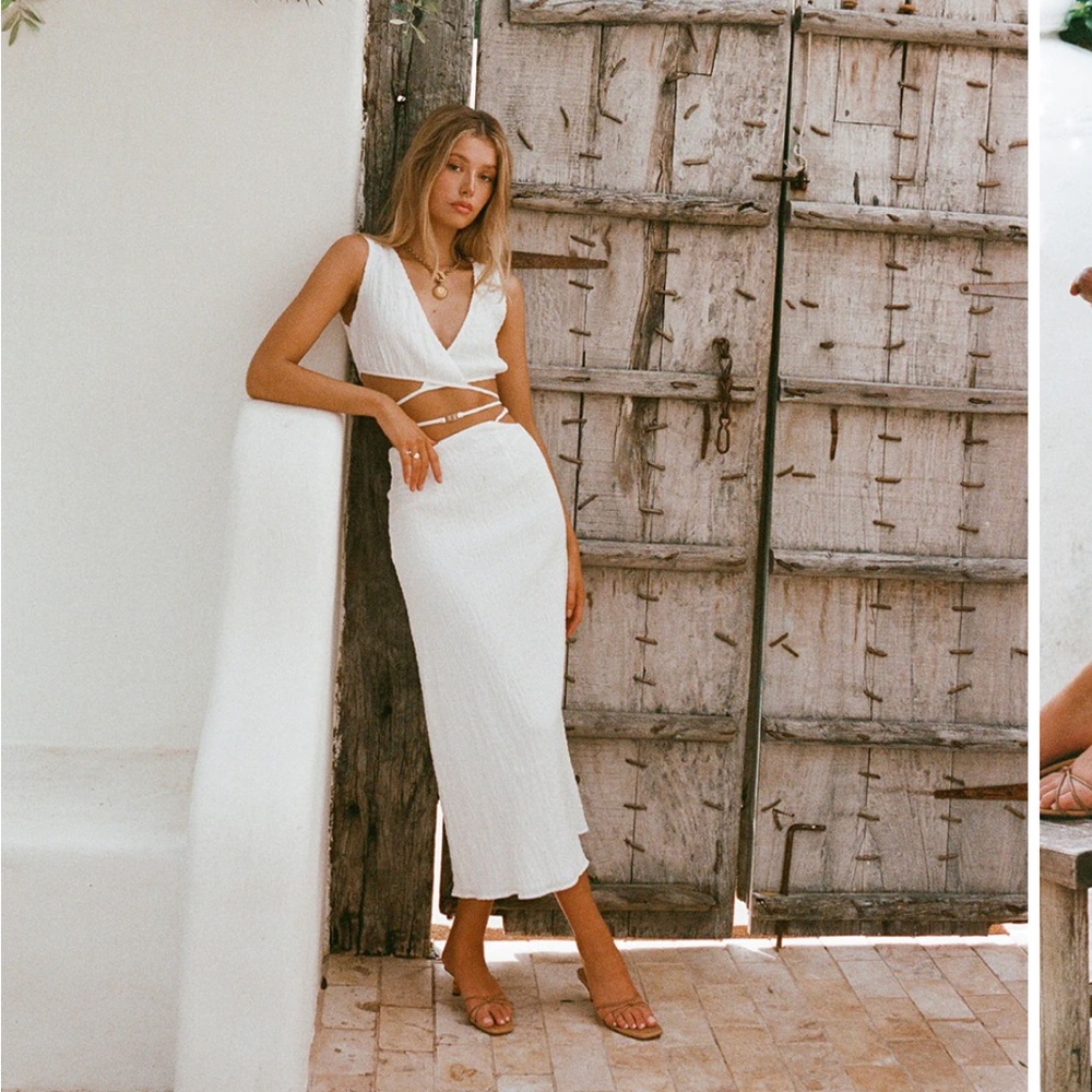 NWT sabo skirt matching set